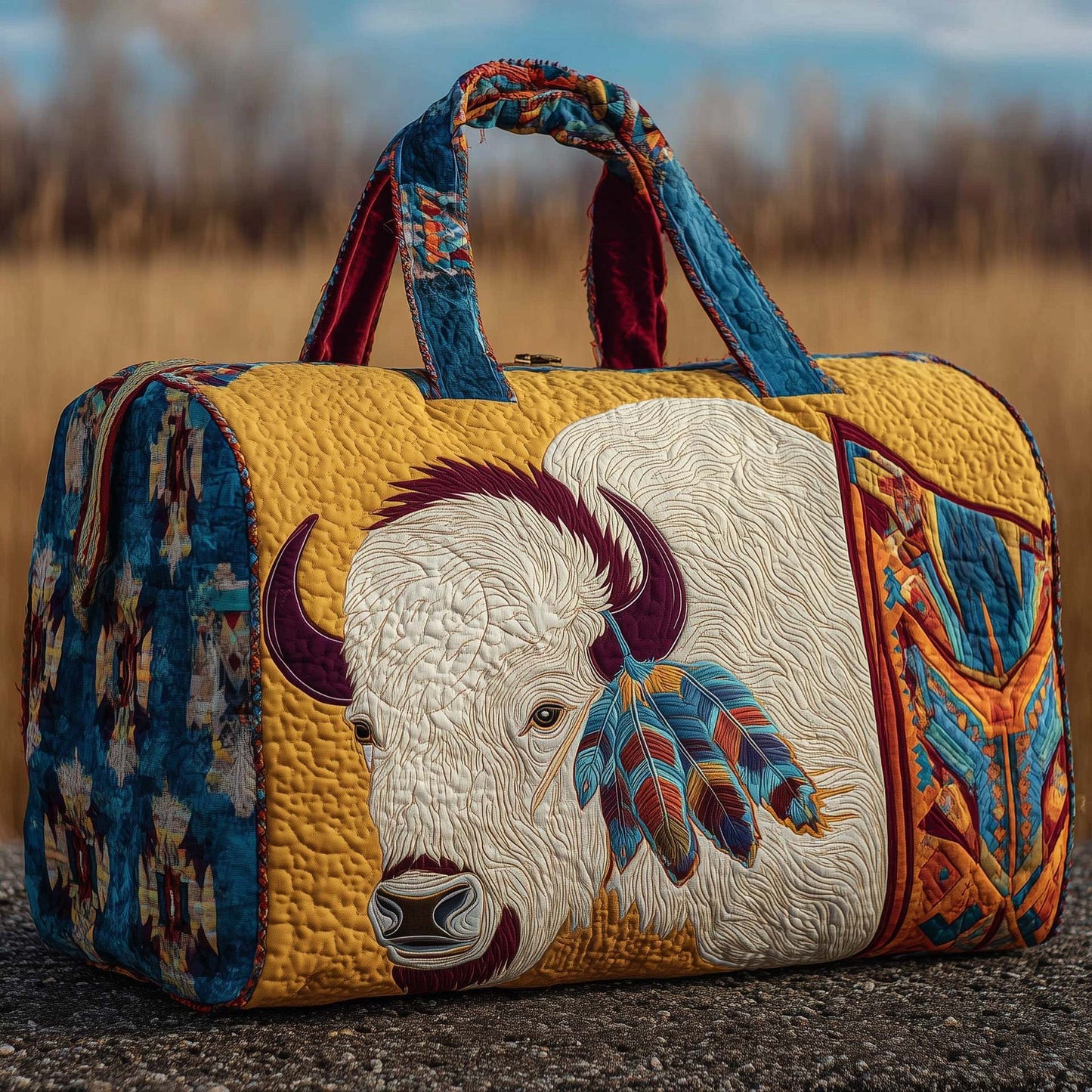 Short-Distance Handheld Quilted Travel Bag