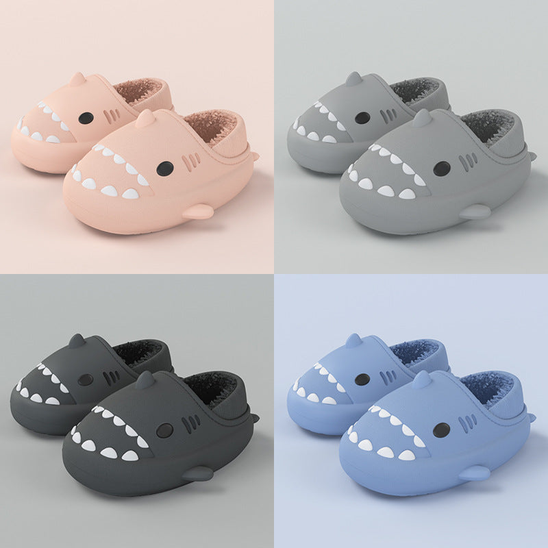 Unisex Shark Slippers Warm House Shoes