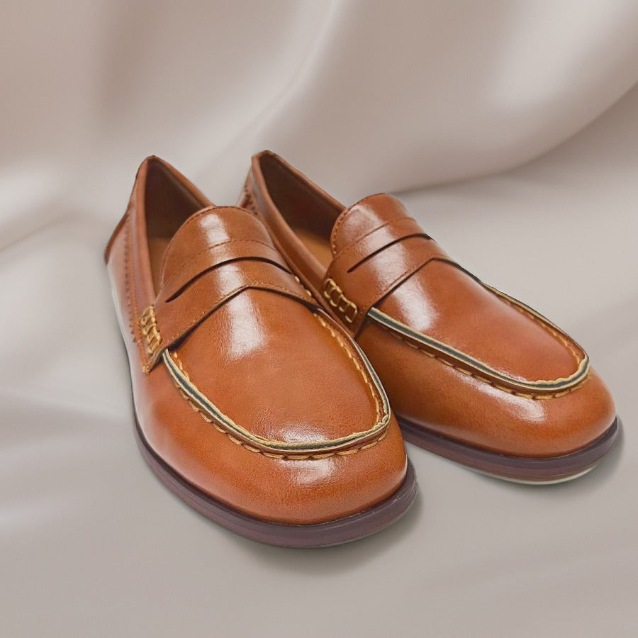 Women's Casual Versatile Low-heeled PU Dress Shoes