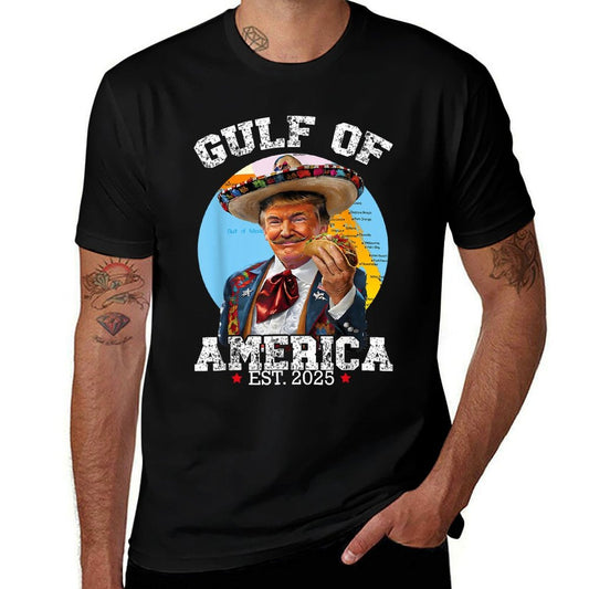 Camiseta divertida de Trump Golfo de EE. UU. América 2025 Trump de fácil cuidado