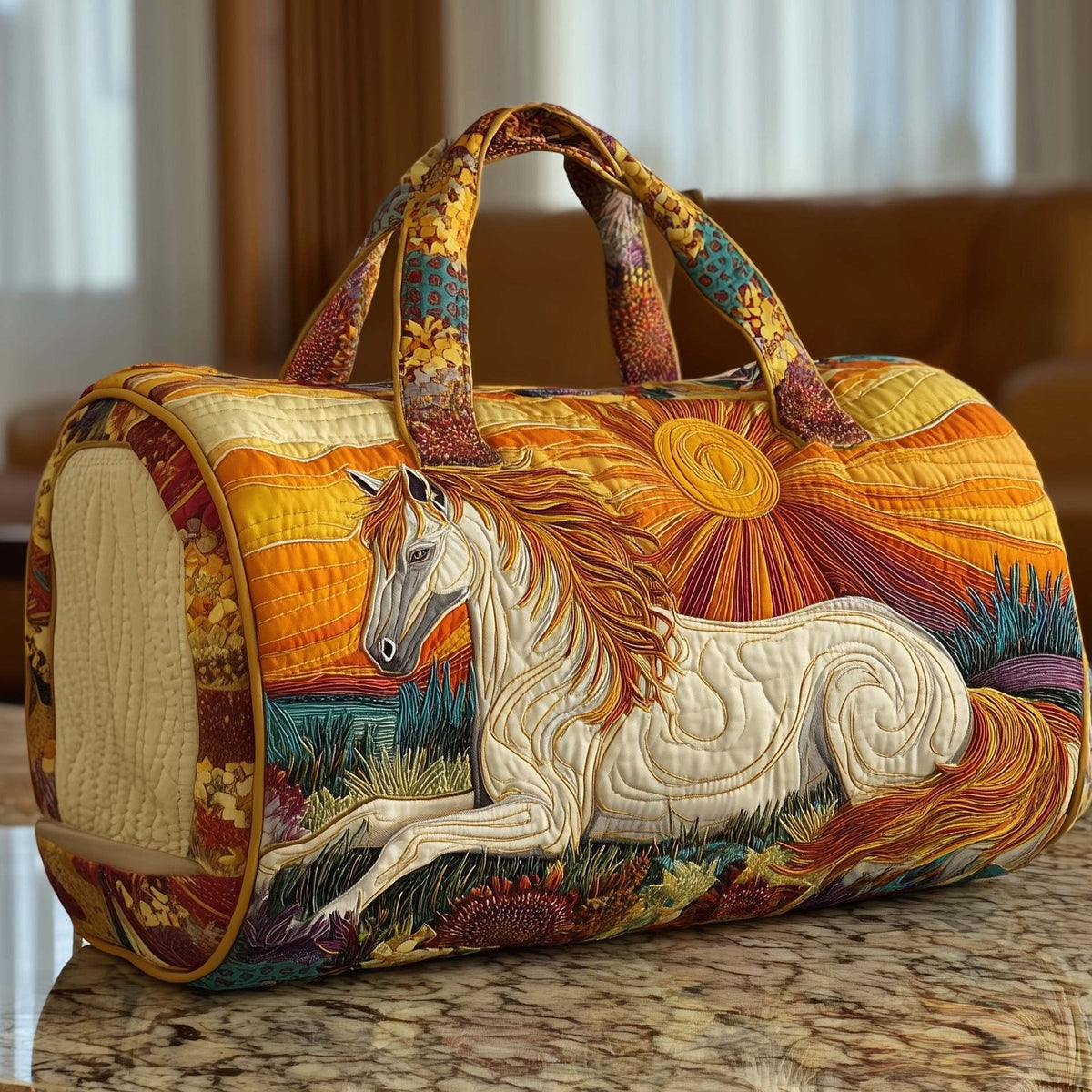 Short-Distance Handheld Quilted Travel Bag