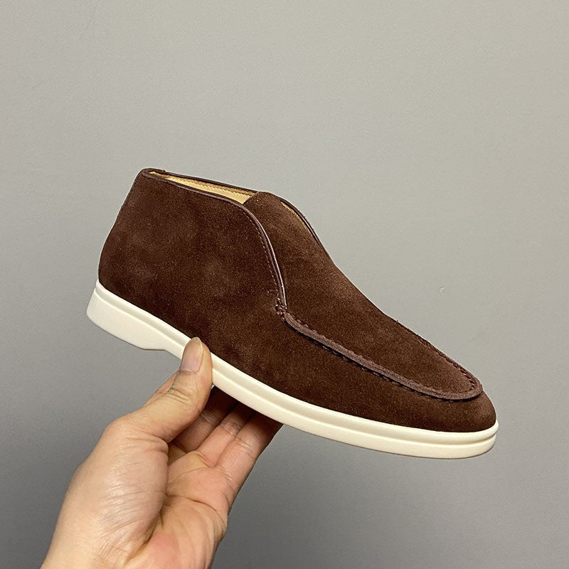Retro Flat Ankle-length Loafers