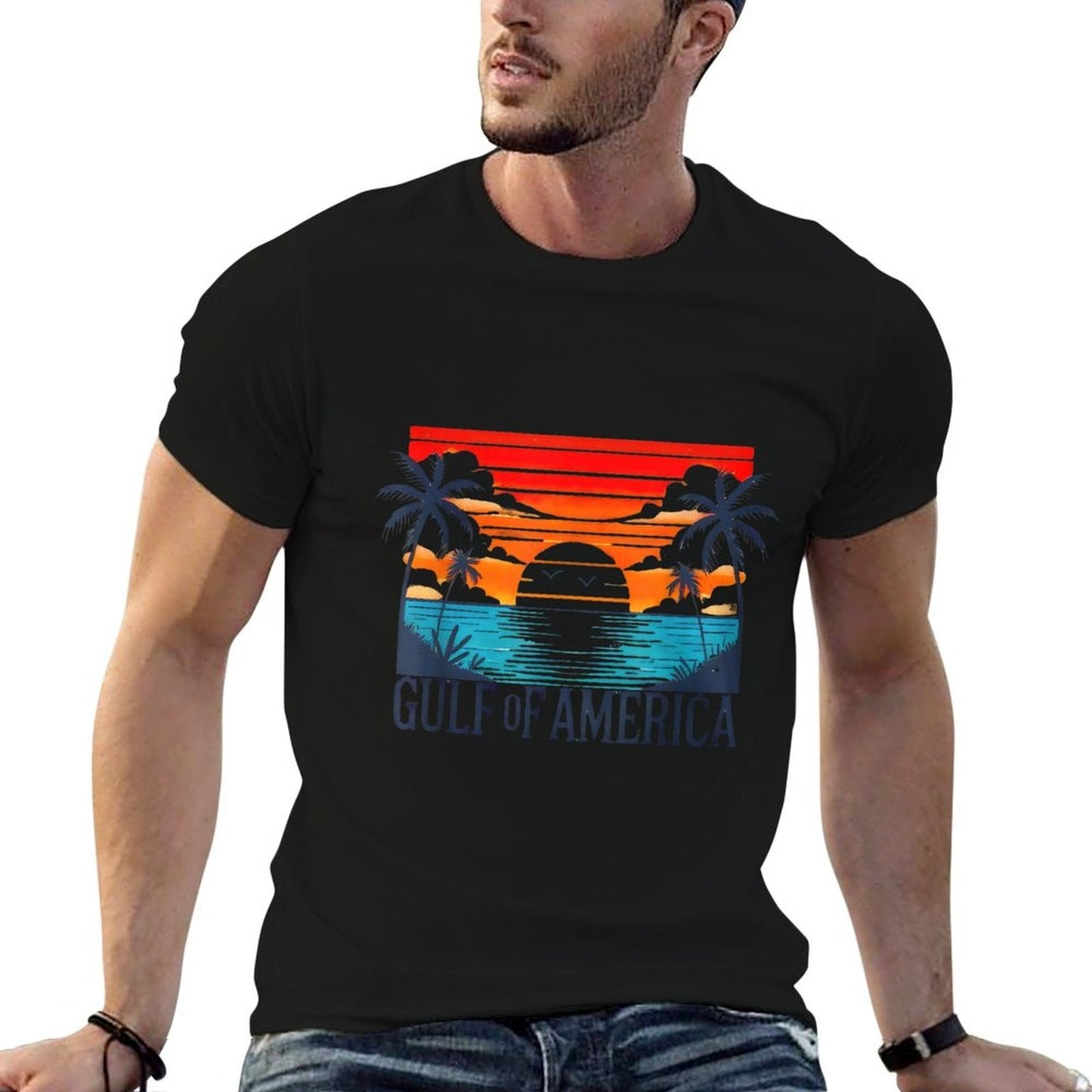 Gulf of USA America Odor-resistant T-Shirt