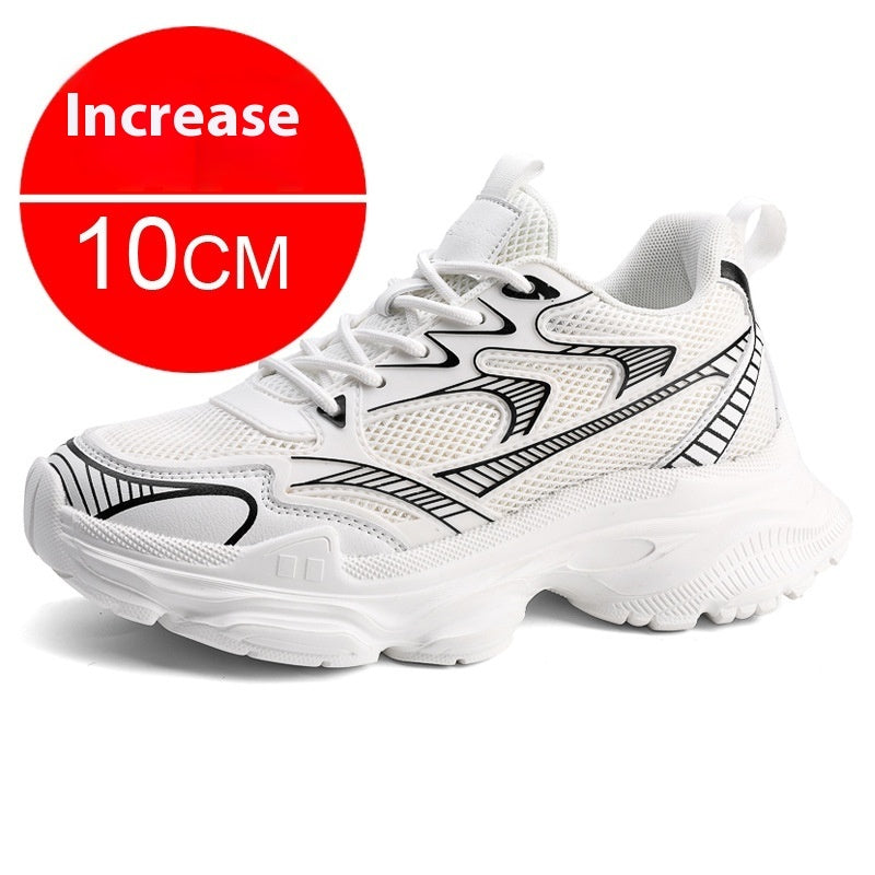 Unisex Casual Breathable Invisible Height Increasing Flats