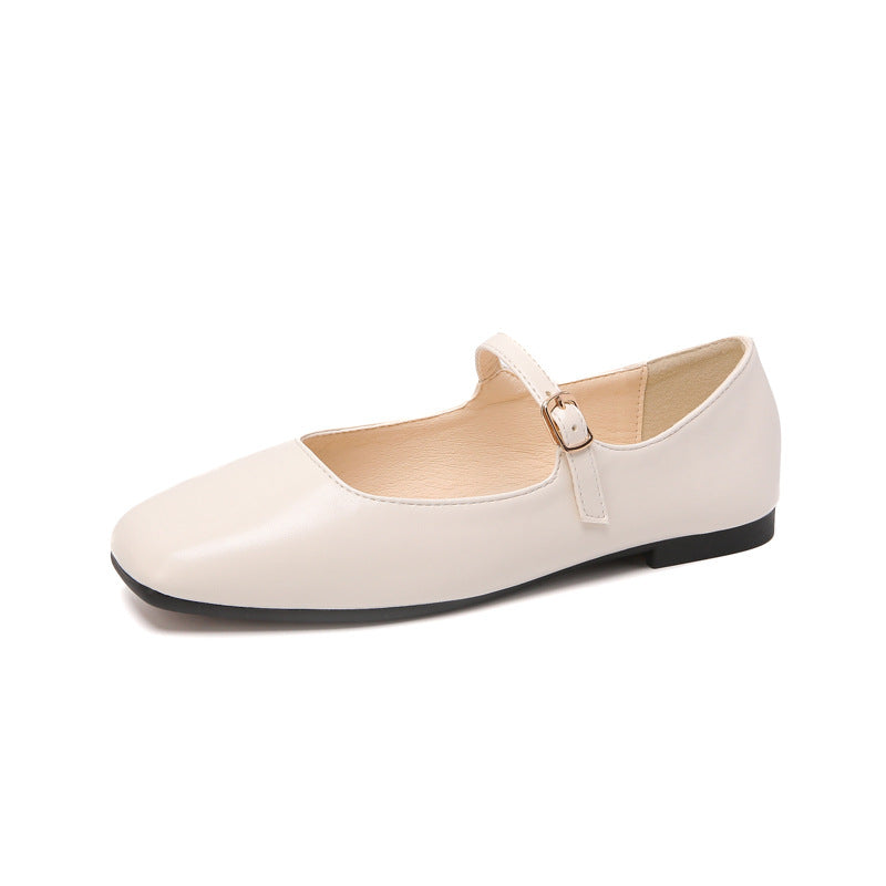 Women's French Style Mary Jane Flats