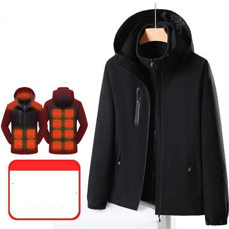 Smart Electric Heating Shell Jacket Three-in-one