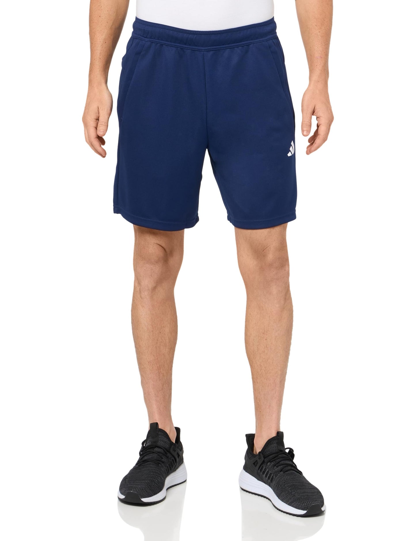 adidas Mens Tall Size Essentials All Set Training Shorts Dark Blue/White