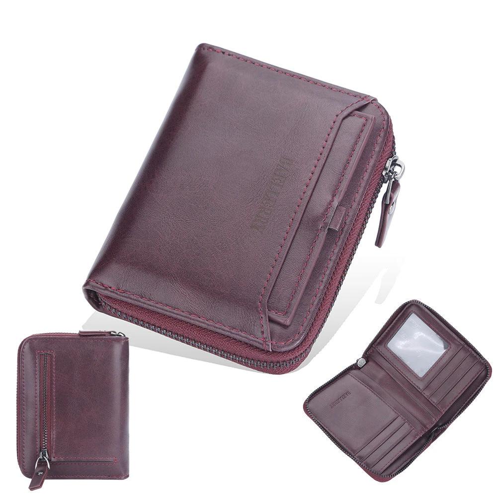 Men's Business Retro Multi Card Slots Wallet