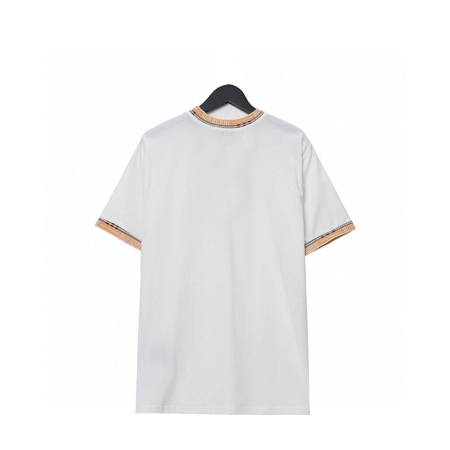 Burberry T-Shirt Without Collar 'White & Beige'