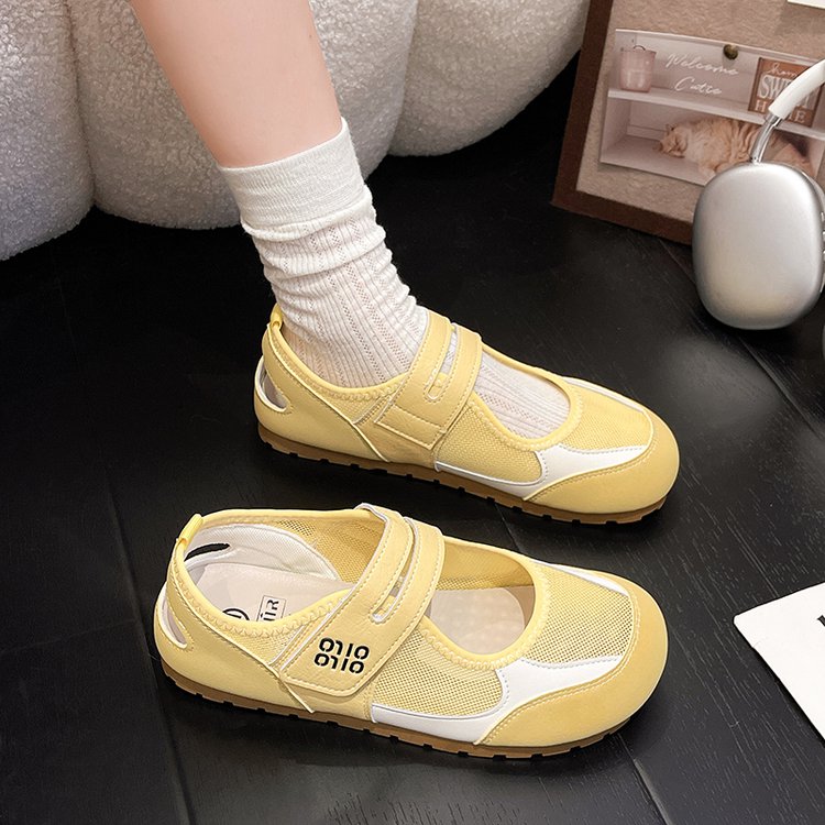 Women Breathable Mesh Roman Sandals, 2026 New Summer Comfort Flat Slip-on Shoes, Versatile Outdoor Flats To Match Dresses