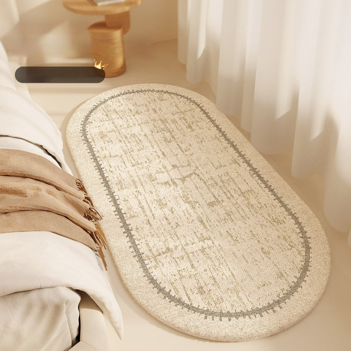 French Light Cream Style Bedroom Ins Style Bedside Carpet