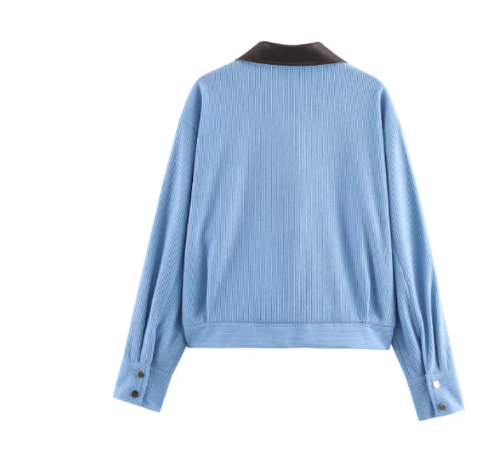 Womens Clothing European And American Style Fashionable All-Match 3-Color Corduroy