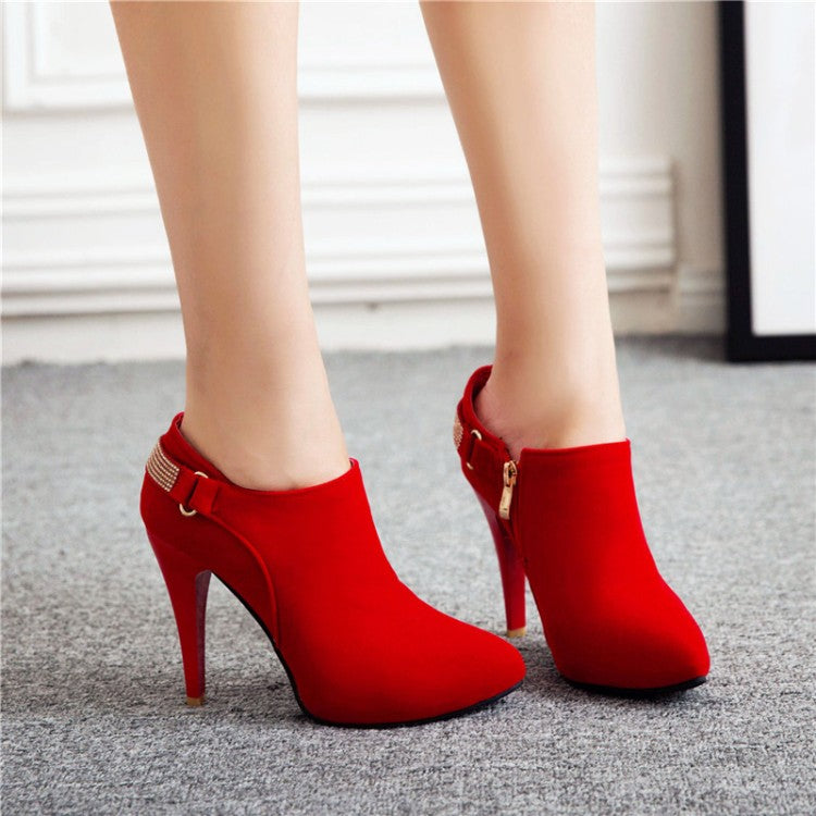 Women's High-Heeled Stiletto Platform Shoes