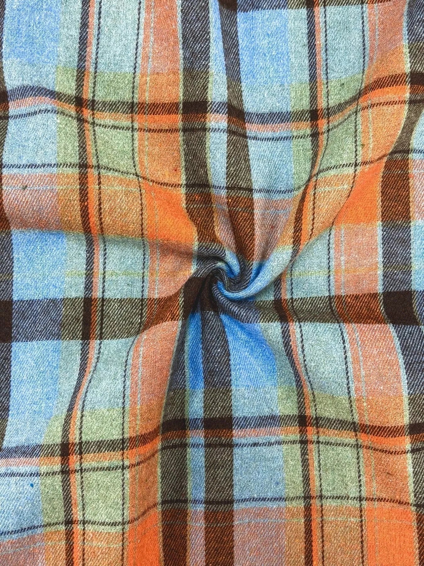 Plaid Button-Up Long Sleeve Shirt