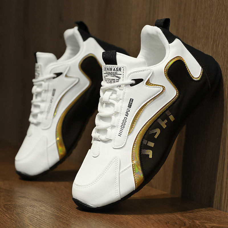 Zapatillas deportivas con cordones de color blocking Mandoto para hombre, transpirables, de caña baja, para correr y caminar