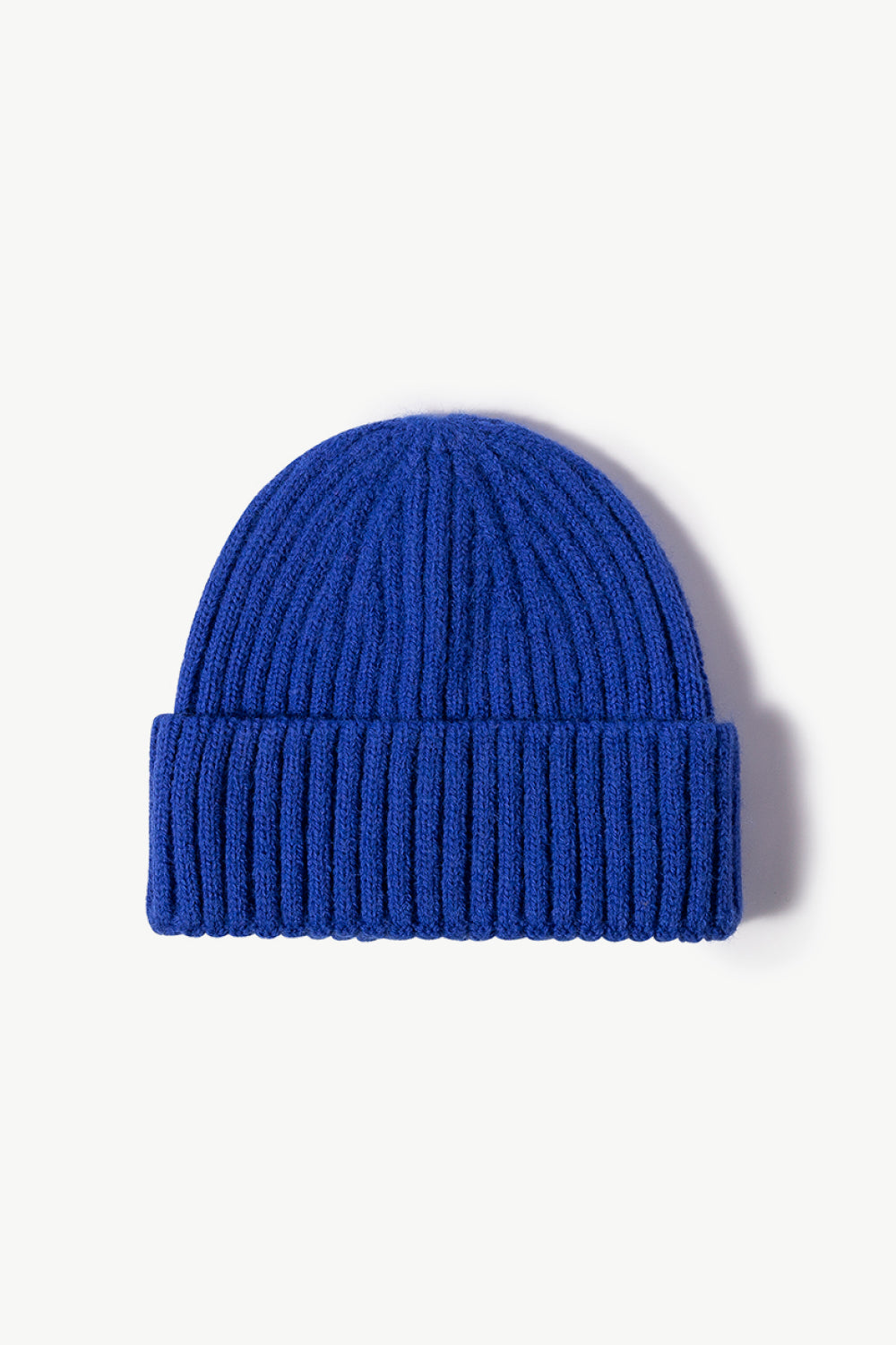 Gorro de punto de canalé