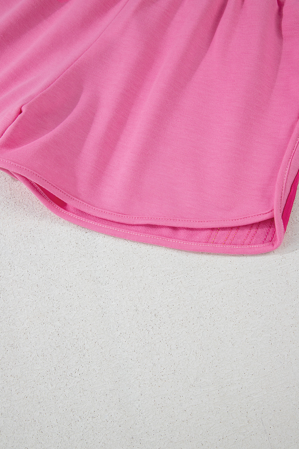 Pantalones cortos deportivos Bonbon con bloques de color, rayas y cintura elástica alta