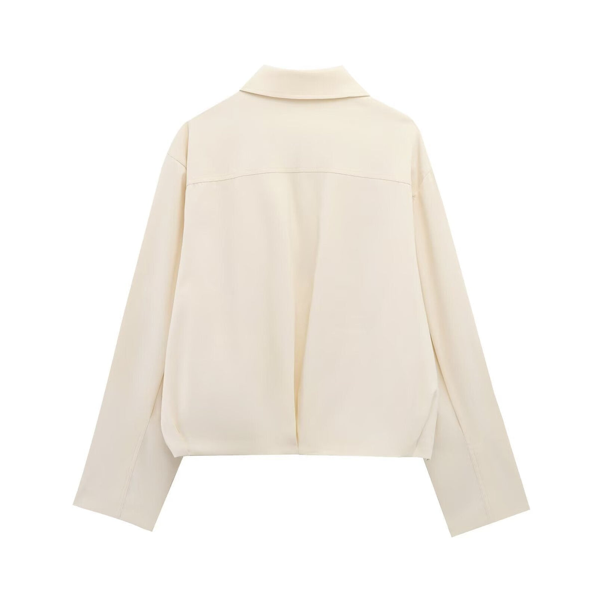 European And American-style Lapel Long-sleeve Zip-up Baseball Uniform Jacket