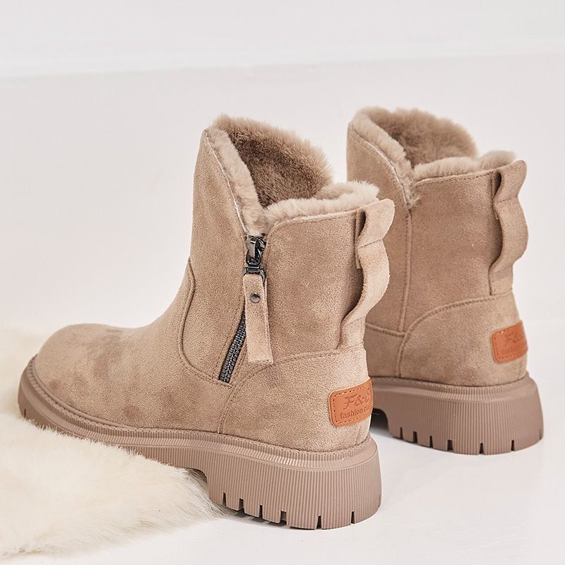 Women's Middle Tube Plush Warm Boots