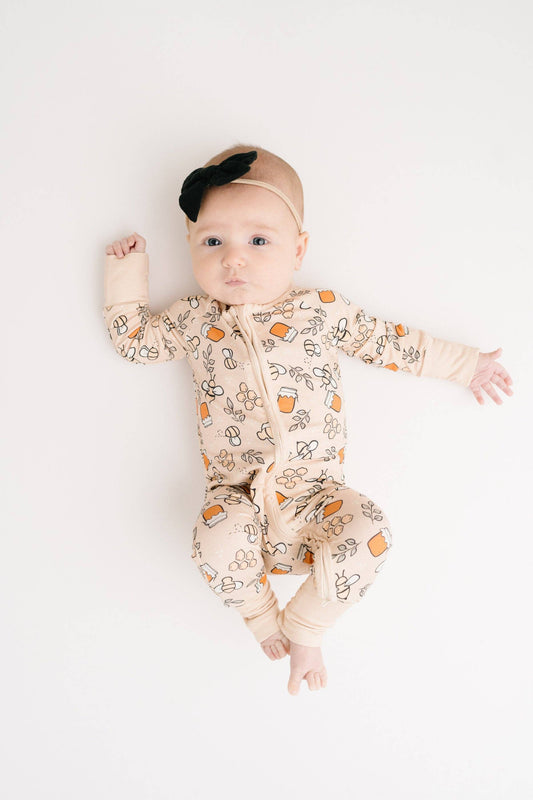 Pijama de Bambú Abejas de Miel