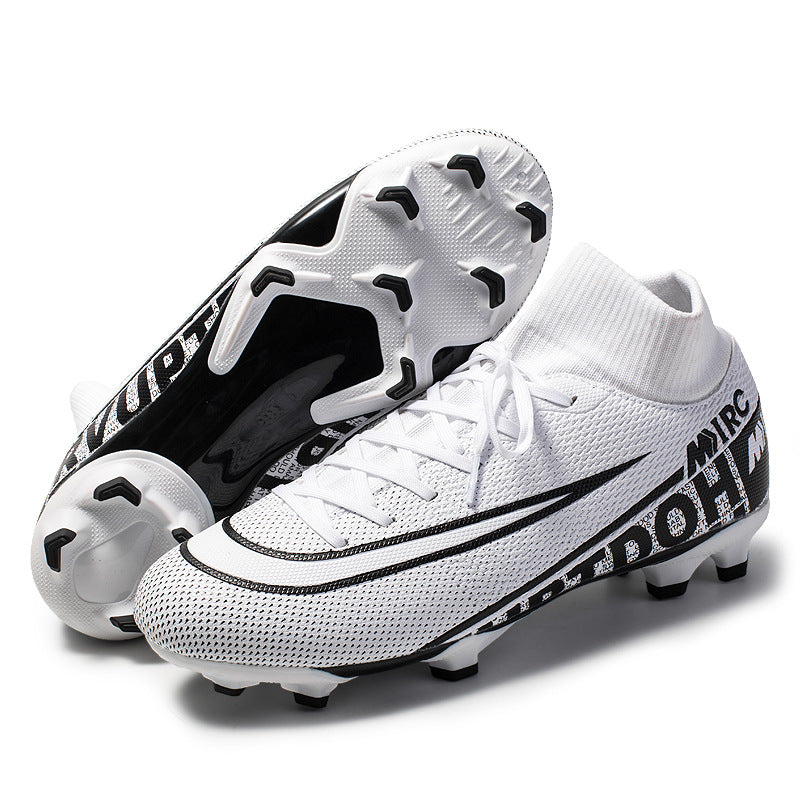 High-top Football Shoes, Broken Nails, Hidden Anti-skid Spikes