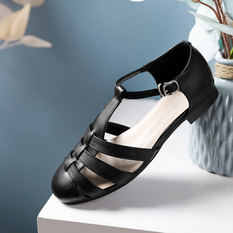 Women's Ankle-Strap Buckle Sandals