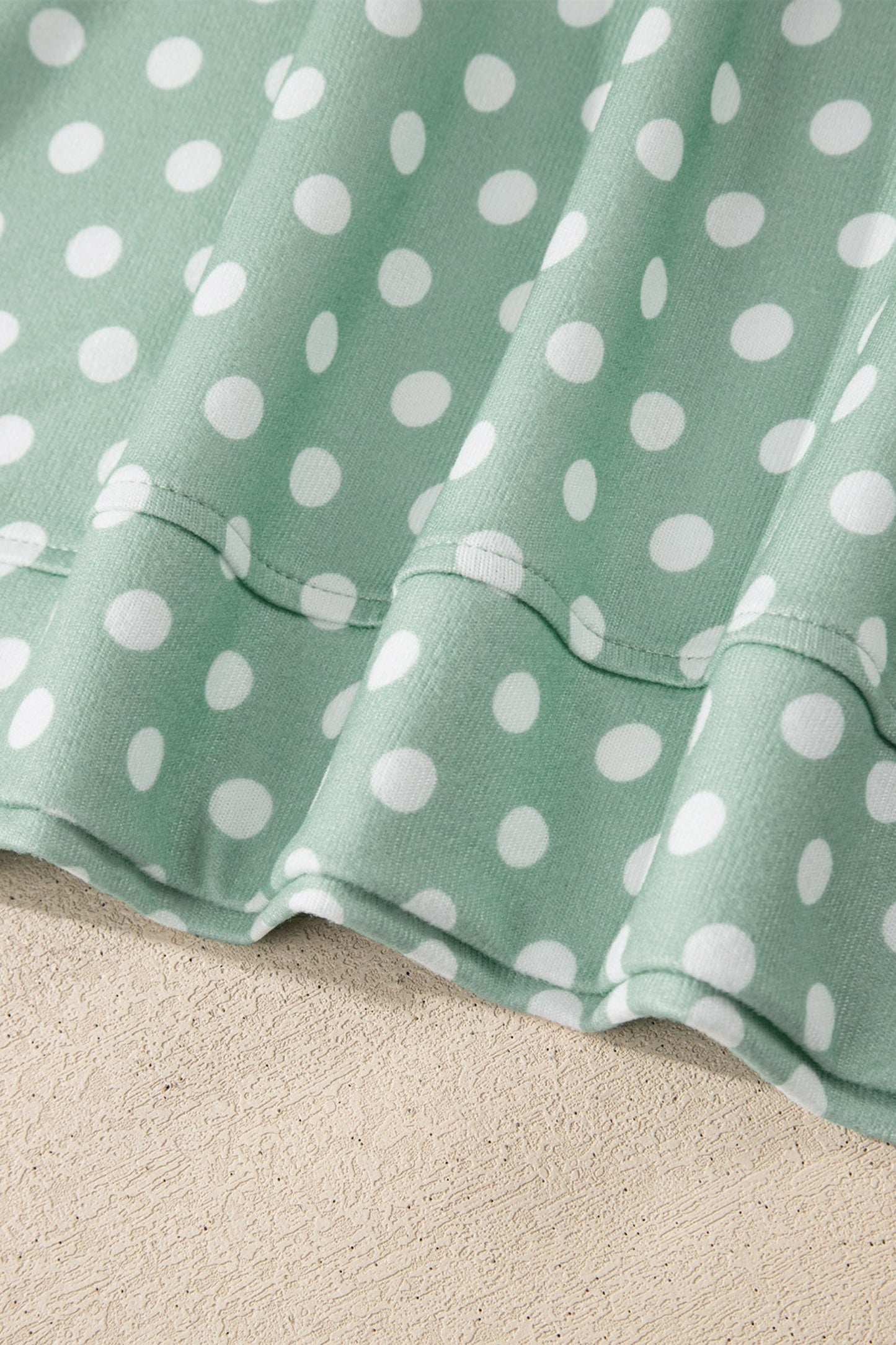 Purple Polka Dot Print Short Set