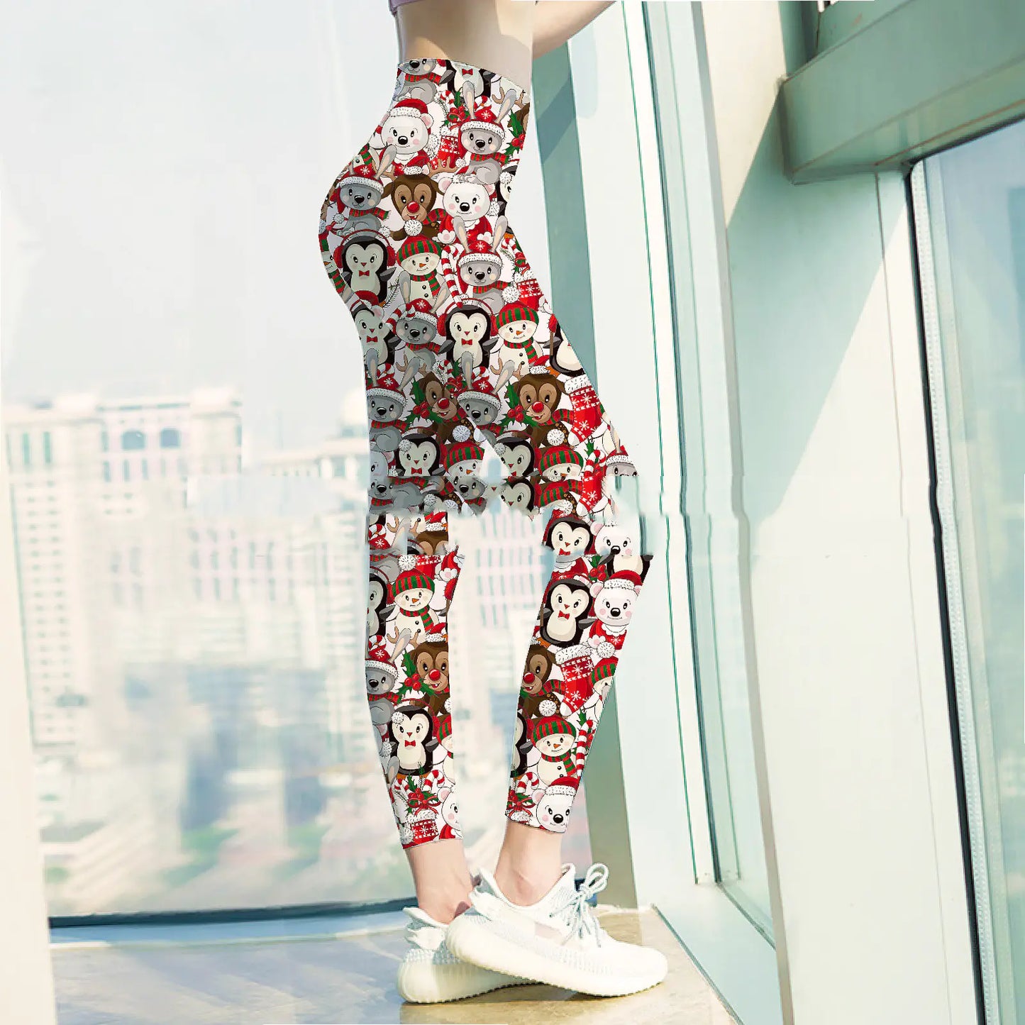 Personalized Christmas Leggings for Yoga Practice