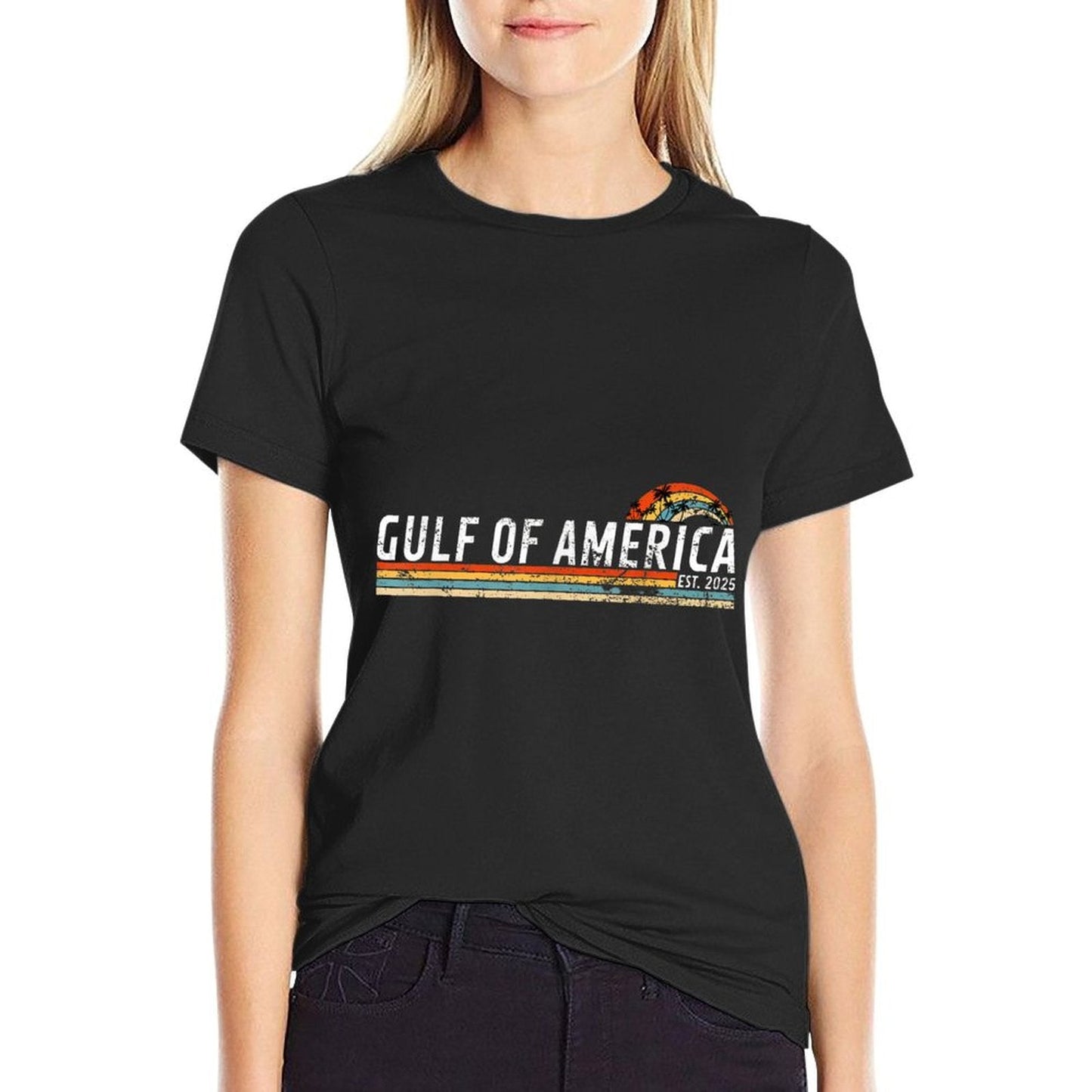 THE Gulf of US America Design - Gulf of US America Wrinkle-resistant T-Shirt