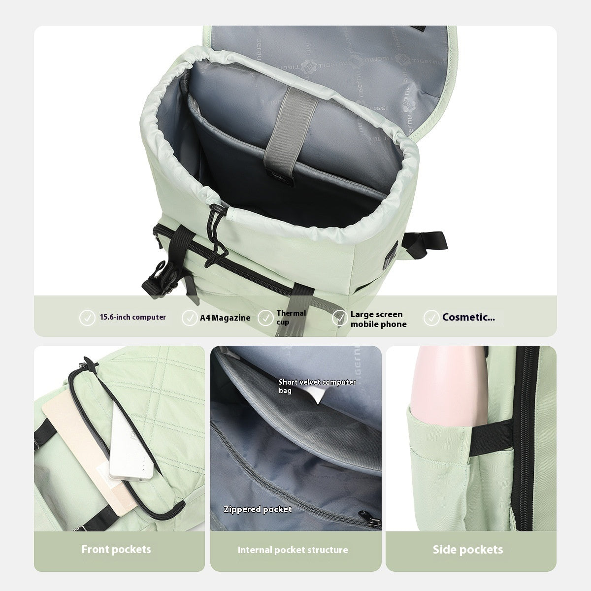 Schoolgirl's Schoolbag Travel Backpack Lightweight And Large Capacity