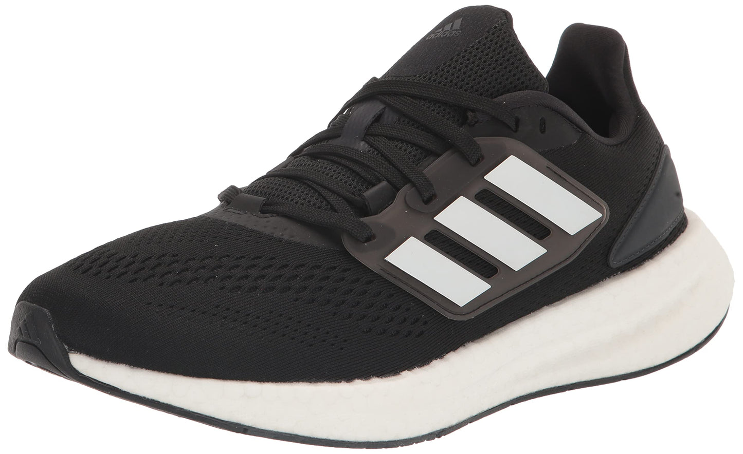 adidas Womens Pureboost 22 Running Shoe Black/White/Carbon 5.5