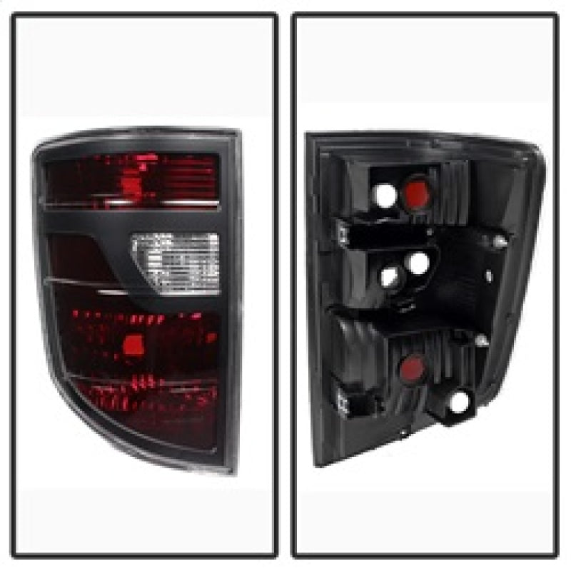 xTune Honda Ridgeline Pickup 06-08 Luces traseras estilo OEM rojo ahumado ALT-JH-HRID06-OE-RSM