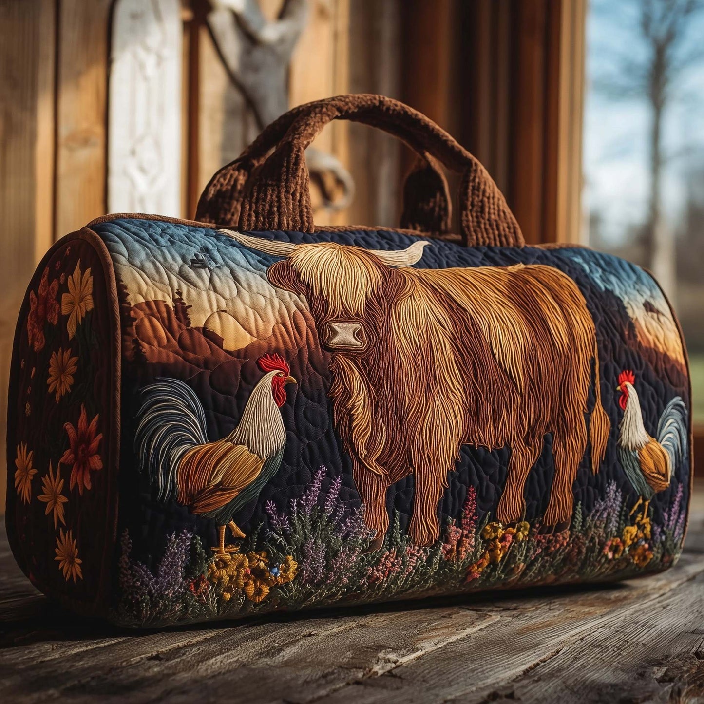 Short-Distance Handheld Quilted Travel Bag
