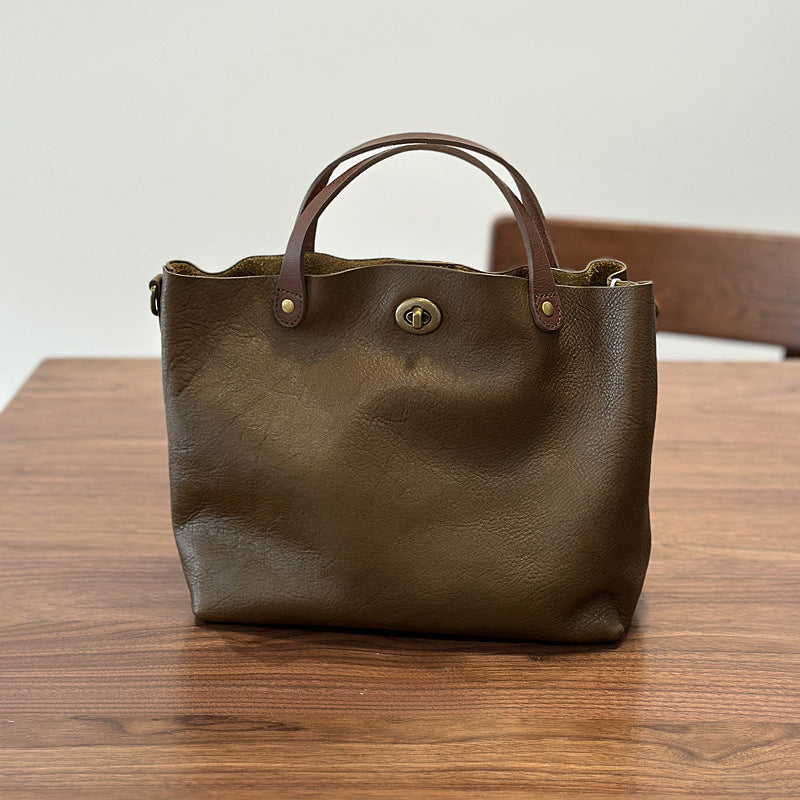 Women's Genuine Leather Handbag Shoulder Crossbody Bag