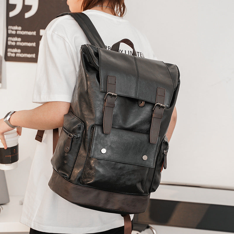 Men's Korean Casual Laptop Backpack Laptop Bag