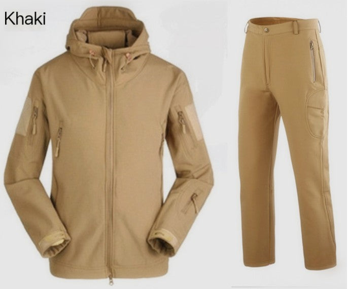 Men's Waterproof Camouflage Fishing Jacket and Pants Set