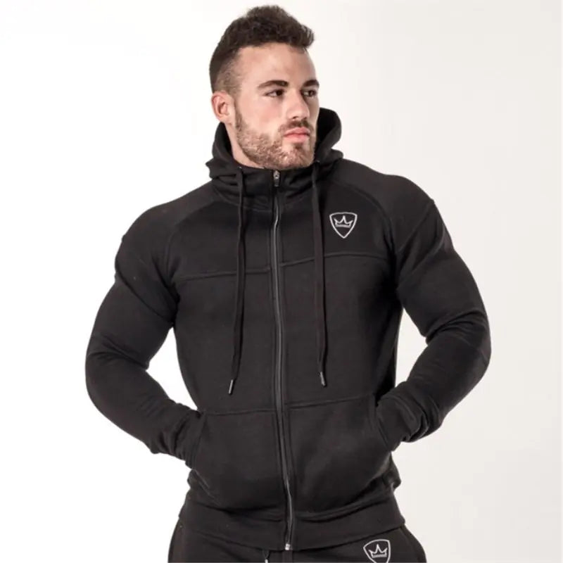 Winter Muscle Brothers Sports Hoodie Set