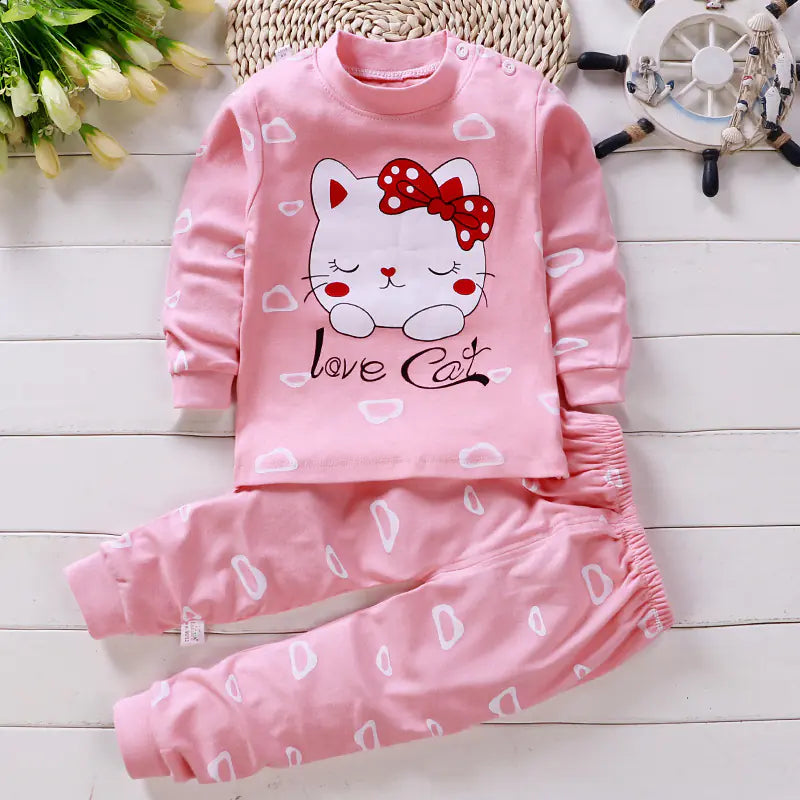 Boys' Cotton Autumn Winter Underwear Set (Wholesale)