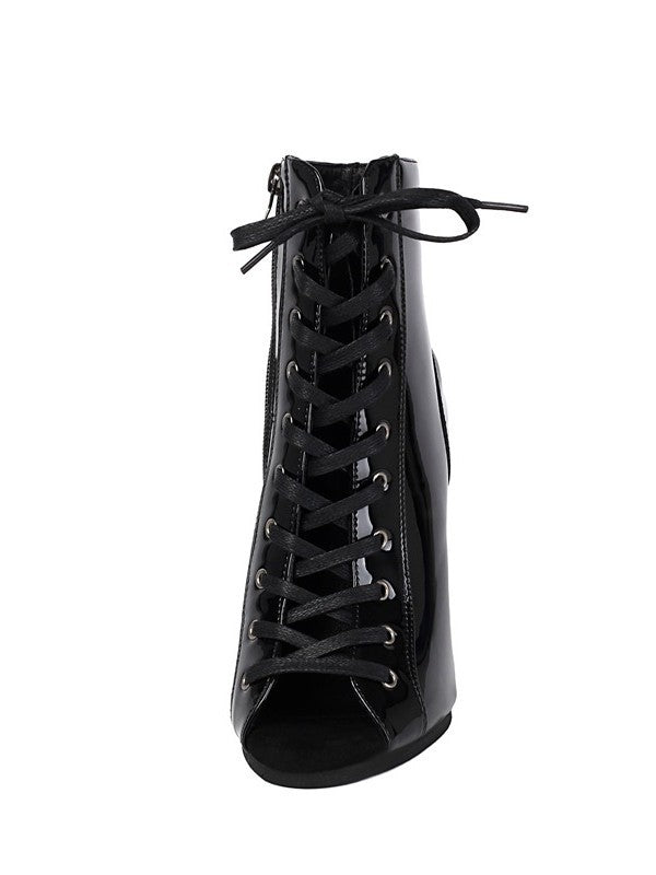 Jazz Dance Heels Crystal Heels Peep-toe Shoes