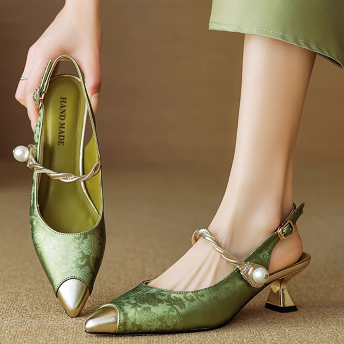 Women's Ankle-Strap Stiletto Sandals