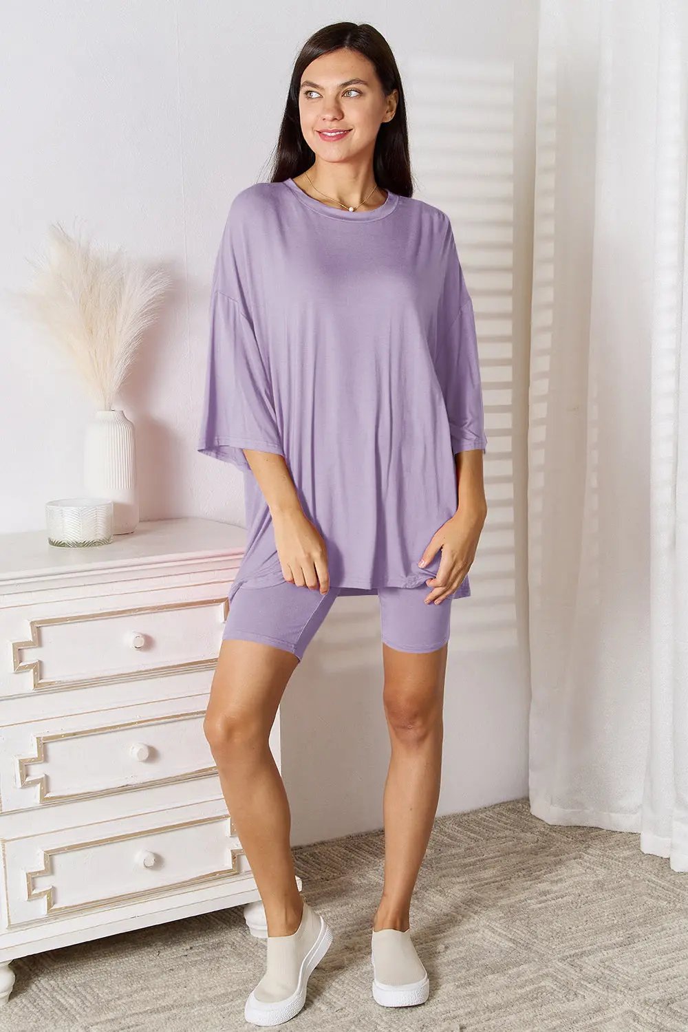 Three-Quarter Sleeve Top - Soft Rayon - Everyday Essential