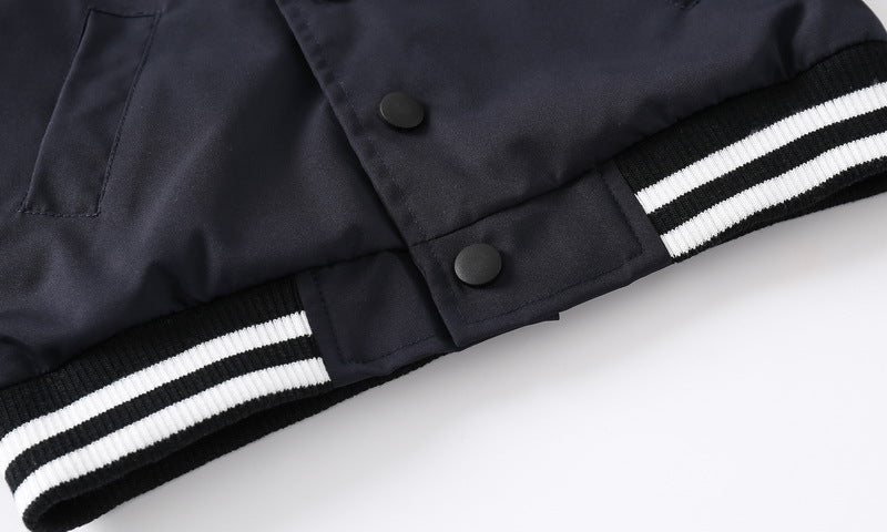 Baby Boy's Baseball Jacket | For Spring & Autumn - # BOAA12210003