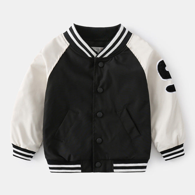 Baby Boy's Baseball Jacket | For Spring & Autumn - # BOAA12210003