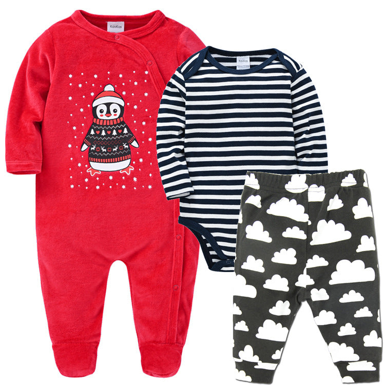 Baby Cotton Long Sleeve Bodysuit | For Newborns - # BAAA21110071