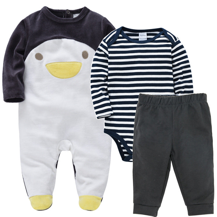 Baby Cotton Long Sleeve Bodysuit | For Newborns - # BAAA21110071