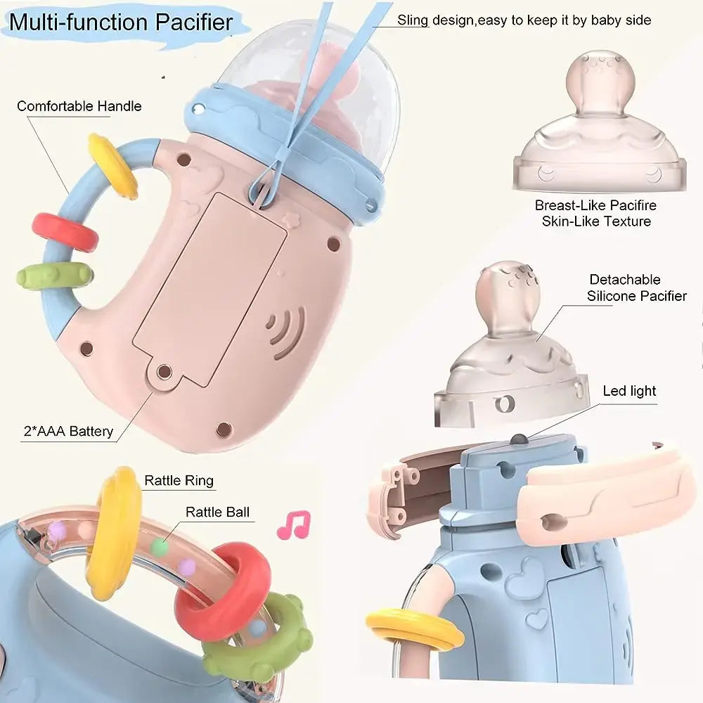 Baby Musical Feeding Bottle Pacifier - # BAGE61310004