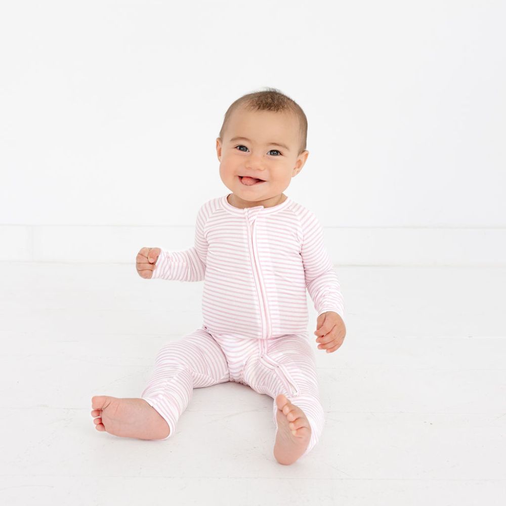 Pijama de bambú a rayas de ballet