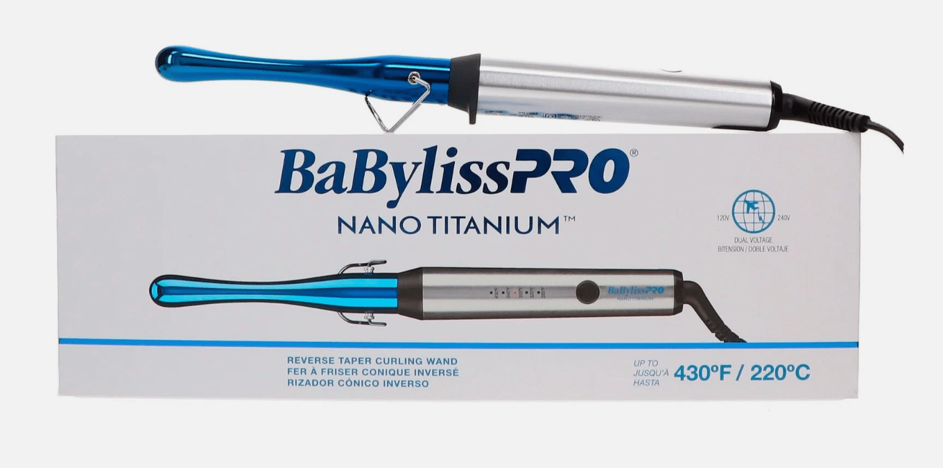 BaBylissPRO Nano Titanium Reverse Taper Wand