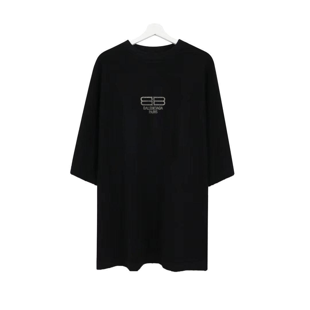 Balenciaga Black T-Shirt Without Collar