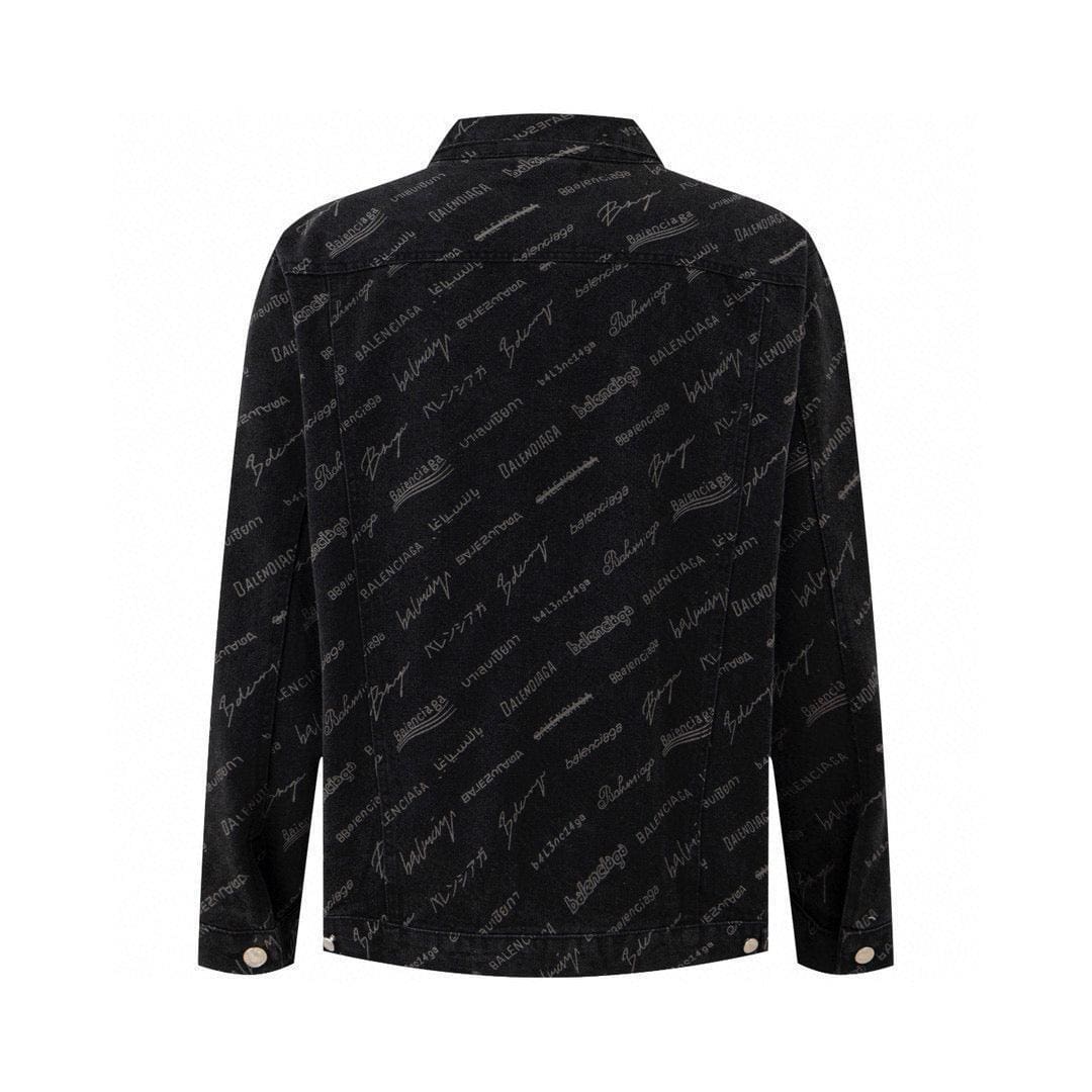 Balenciaga Logomania All Over Large Fit Jacket